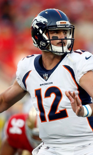 Broncos turning to Paxton Lynch at quarterback